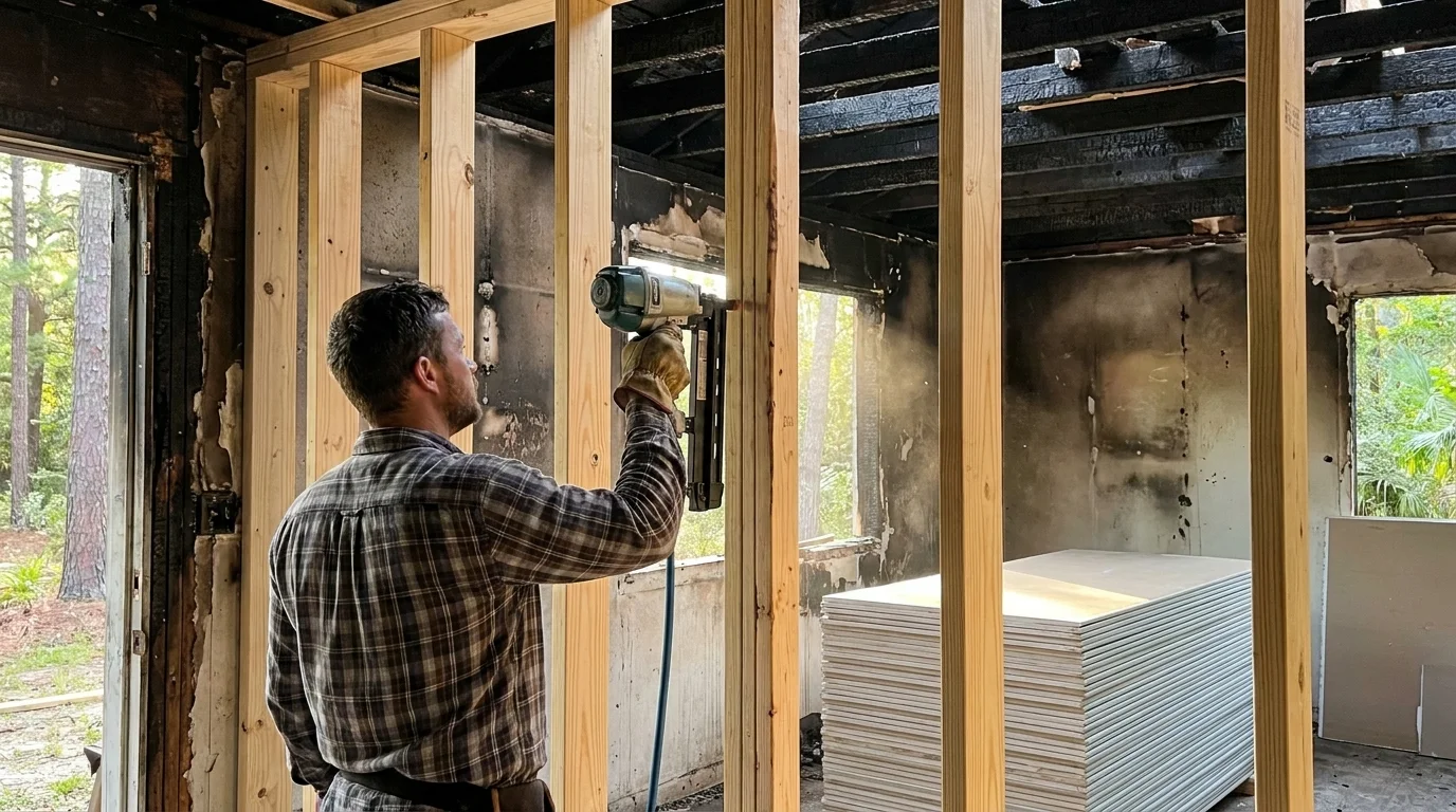 Fire and Smoke Damage Rebuilding